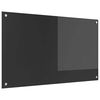 vidaXL K&uuml;chenr&uuml;ckwand Dunkelgrau 100 x 60 cm Geh&auml;rtetes Glas