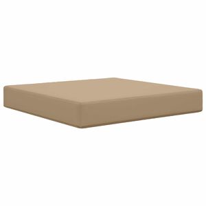vidaXL Sofakissen f&uuml;r drau&szlig;en Polyester Taupe 60 x 60 cm