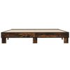 vidaXL Bettgestell R&auml;uchereiche 180x200 cm Holzwerkstoff und Metall