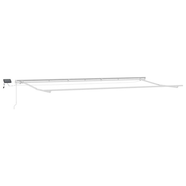 vidaXL Einziehbare Markise Mehrfarbig 600 x 300 cm Stoff und Stahl