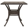 vidaXL Gartentisch Set 3 pcs Bronze Gussaluminium