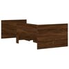 vidaXL Bett mit Schubladen Braun Eiche-Optik 75x190 cm