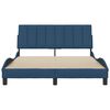 vidaXL Bettgestell ohne Matratze "Hanko" Blau 140x190 cm Stoff