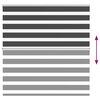 vidaXL Doppelrollo Schwarz 145x100 cm Stoffbreite 140,9 cm Polyester