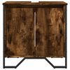 vidaXL Waschbeckenunterschrank R&auml;uchereiche 60x35x60 cm Holzwerkstoff