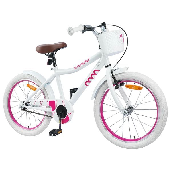 vidaXL Kinderfahrrad 20 Zoll f&uuml;r 6-11 Jahre alt Wei&szlig;