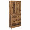 vidaXL Highboard 2 stk. Altholz 69,5 x 34 x 180 cm Holzwerkstoff