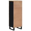 vidaXL Highboard mit 3 T&uuml;ren 40x33x110 cm Massivholz Mango & Eisen