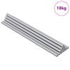 vidaXL Gewindestange 600 Stk. Silber Stahl