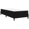 vidaXL Boxspringbett mit Matratze Schwarz 80 x 200 cm Stoff