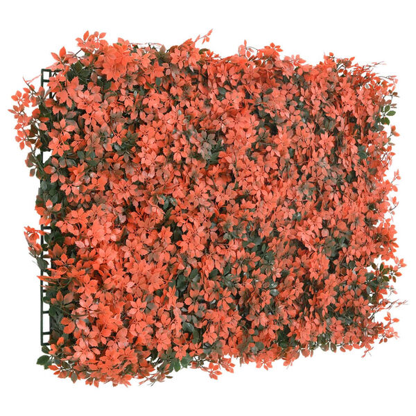 &nbsp;vidaXL Ahornblatt-Sichtschutz K&uuml;nstlich 24 Stk. Hellrot 40x60 cm