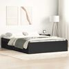 vidaXL Bettgestell Schwarz 120x200 cm