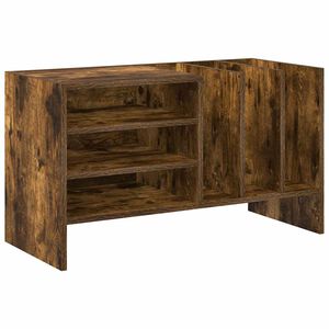 vidaXL Schallplattenschrank R&auml;uchereiche 78,5 x 35 x 45 cm