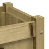 vidaXL Pflanzkübel mit Beinen 70x31x70 cm Kiefernholz Imprägniert