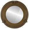vidaXL Bullaugen-Spiegel Wandmontage &Oslash;38 cm Aluminium und Glas