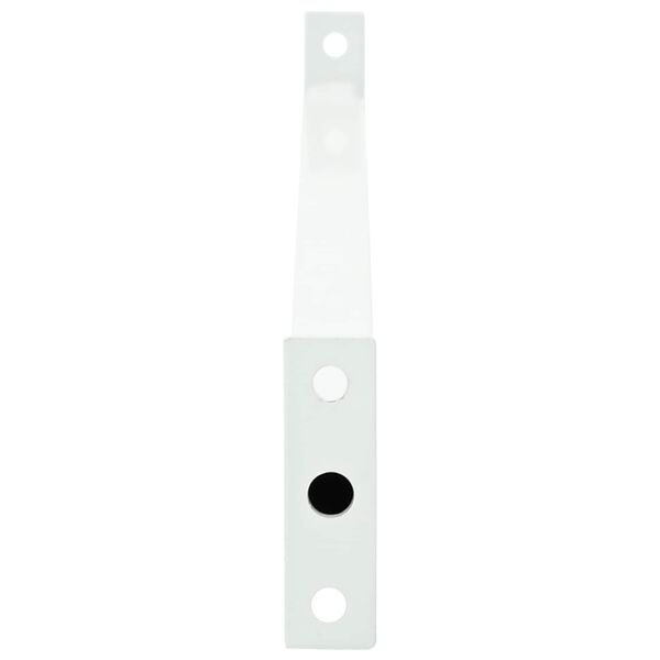 vidaXL Verstellbarer Fenster-Sicherheitsbalken Wei&szlig; 710 - 1200 mm