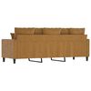 vidaXL 3-Sitzer-Sofa Braun 180 cm Samt