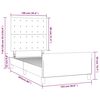vidaXL Bettgestell mit Kopfteil Rosa 100x200 cm Samt