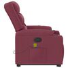 vidaXL Massagesessel mit Aufstehhilfe Weinrot Stoff