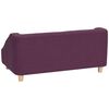 vidaXL Hundesofa Burgunderrot 85x50x39 cm Leinen