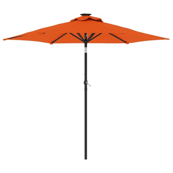 vidaXL Sonnenschirm mit Stahlmast Terracotta 225x225x212 cm