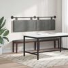 vidaXL H&auml;ngevorderseite Uni Dunkelgrau 170 x 55 x 5 cm Cordstoff