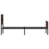 vidaXL Bettgestell ohne Matratze Braun Eiche 80x200 cm Holzwerkstoff