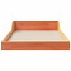 vidaXL Bettrahmen Wachsbraun 90 x 190 cm Massives Kiefernholz
