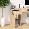 vidaXL B&uuml;roschrank Sonoma-Eiche 33,5x50x75 cm Holzwerkstoff