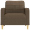 vidaXL Sofasessel Braun 60 cm Stoff