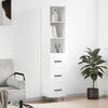 vidaXL Highboard Wei&szlig; 34,5x34x180 cm Holzwerkstoff