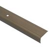 vidaXL Treppenkantenprofile 30 pcs Braun 67 x 3.5 x 3 cm Aluminium