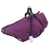 vidaXL Hundemantel mit Geschirr Wasserdicht Reflektierend Lila L48