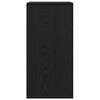 vidaXL Sideboard Schwarz Eichen-Optik 60 x 39 x 80 cm Holzwerkstoff