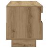 vidaXL TV-Schrank mit LED-Leuchten Artisan-Eiche 100x35x40 cm