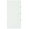 vidaXL Seitenwand f&uuml;r Vordach Transparent 50x100 cm Hartglas
