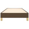 vidaXL Boxspringbettgestell Dunkelbraun 80x200 cm Stoff