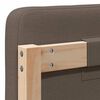 vidaXL Gepolstertes Kopfteil mit Kopfteil Braun und Taupe 75 cm