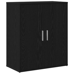 vidaXL Sideboard Schwarze Eiche 60x31x70 cm Holzwerkstoff