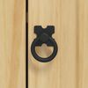 vidaXL Schrank mit Regal Honig 60 x 32 x 40 cm Massives Kiefernholz