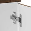 vidaXL K&uuml;chen-Unterschrank Lucca R&auml;uchereiche Holzwerkstoff