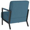 vidaXL Sessel Blau Samt