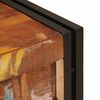 vidaXL Nachttisch Mehrfarbig 66 x 35 x 76 cm Massives Altholz