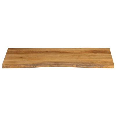 vidaXL Tischplatte mit Baumkante 110x60x2,5 cm Massivholz Mango