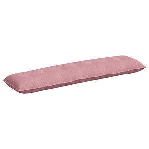 vidaXL R&uuml;ckenkissen Rosa 200 x 50 cm Cordstoff