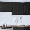 vidaXL K&uuml;chen-H&auml;ngeschrank Kalmar Schwarz Holzwerkstoff