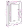 vidaXL Kellerfenster "RISOR" 50x75 cm Drehkipp DIN Links Anthrazit
