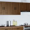 vidaXL K&uuml;chen-H&auml;ngeschrank Kalmar Braun Eichen-Optik Holzwerkstoff