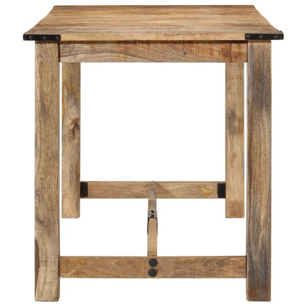 vidaXL Esstisch 140x70x75 cm Massivholz Mango