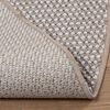 vidaXL Bereichsteppiche Rund Creme und Taupe &Oslash; 160 CM